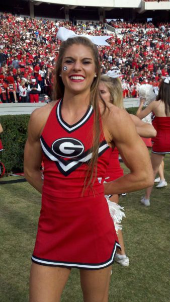 Georgia Cheerleader Gets Buff