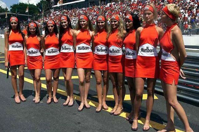The Lovely Pit Babes of F1 from All Over the World