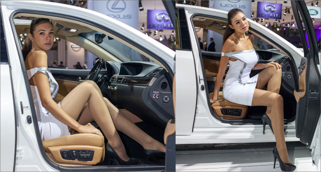 Girls of Moscow Car Show