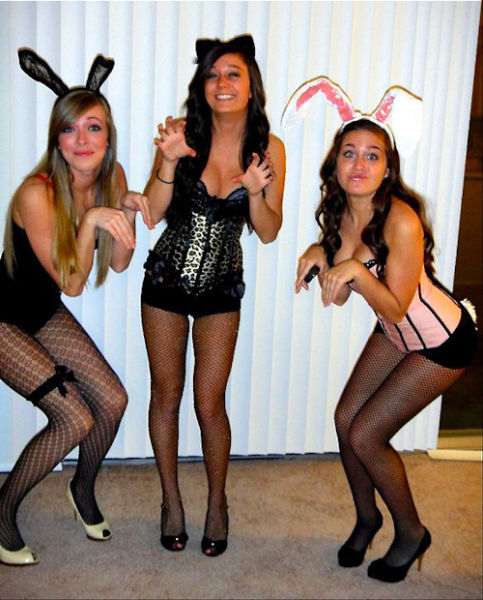 College Girls Choose Claws and Cuffs For Sexy Dress Up!