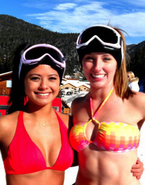 Keep Warm on the Slopes With These Ski Girls