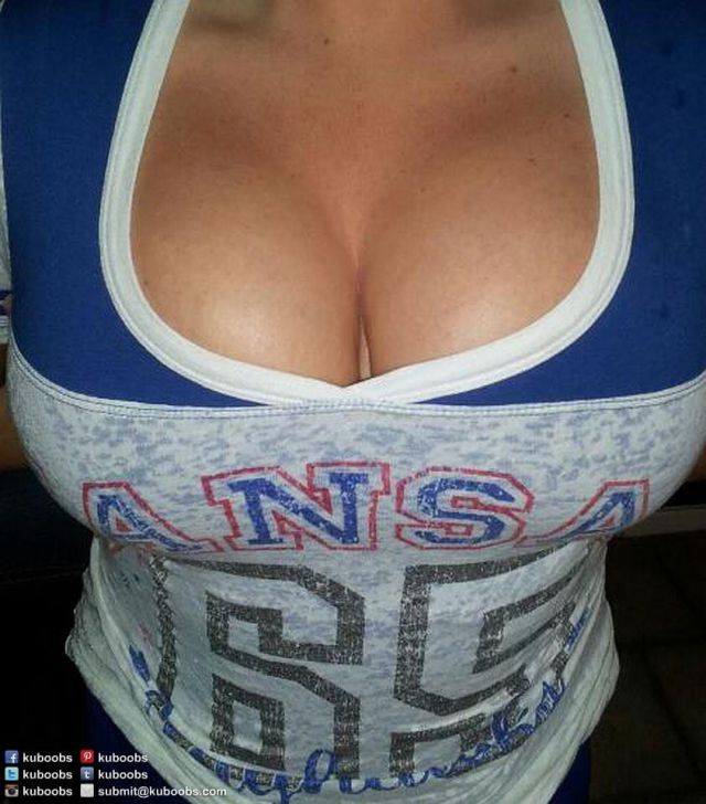 Girls Show Support with Their Boobs