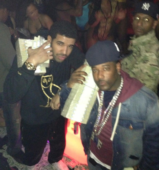 It Rains Money When Drake Visits a Strip Club