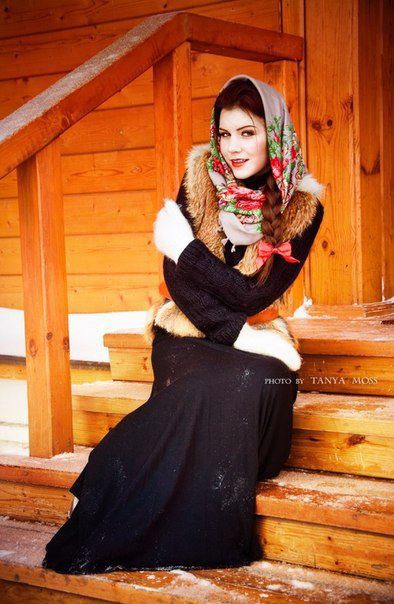 Beautiful Slavic Girls in Traditional Outfits