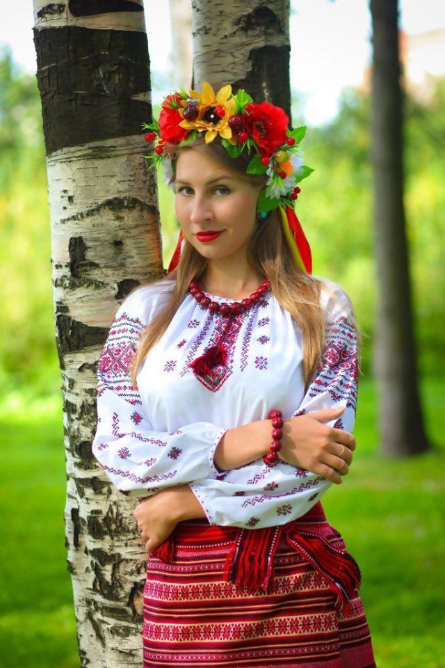 Beautiful Slavic Girls in Traditional Outfits