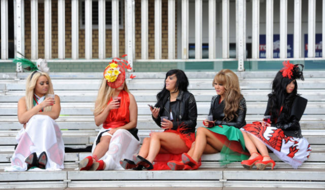 British Girls Get Dolled Up for Ladies Day Debauchery