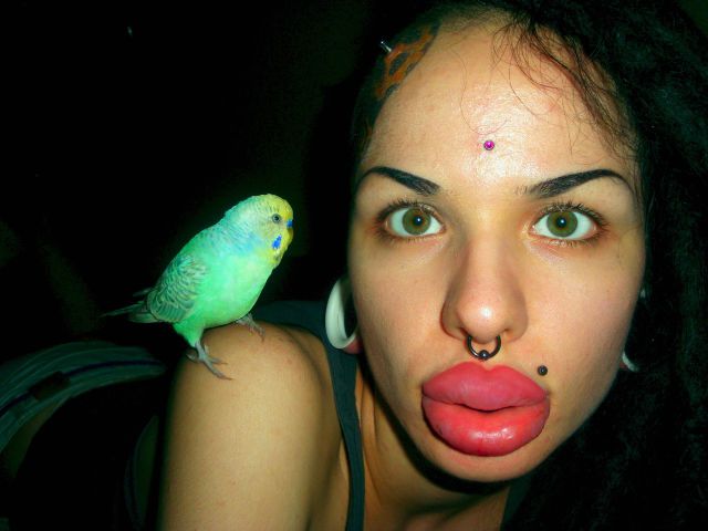 New Photos of the Girl with the World’s Largest Lips
