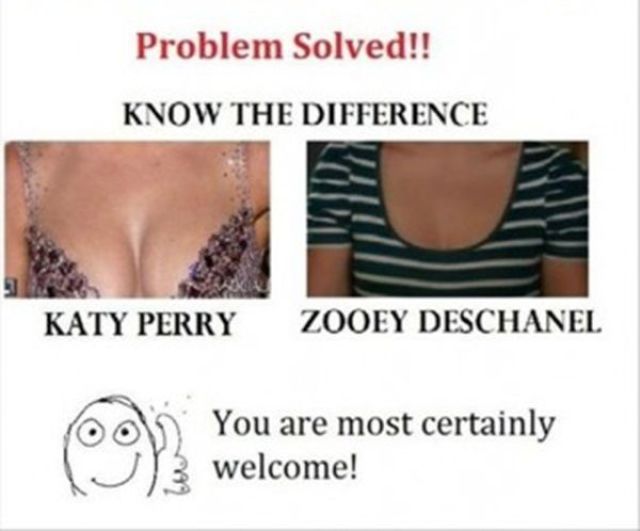 One Easy Trick for Telling the Difference between Katy Perry and Zooey Deschanel