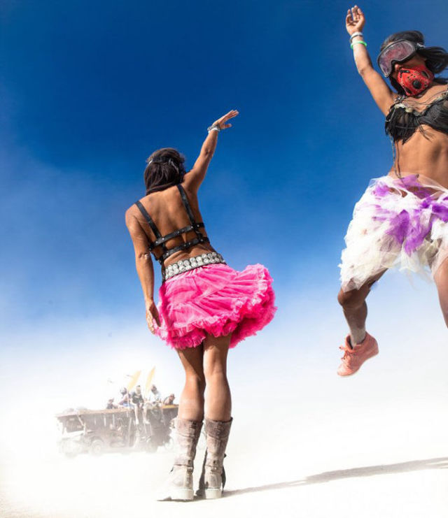The Funky and Freaky Girls at the “Burning Man” Festival