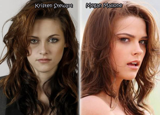Gorgeous Stars and Their Porn Actor Dopplegangers