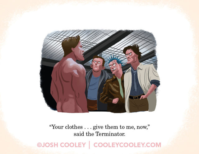 R-Rated Film Scenes Drawn in Pixar Animation Style
