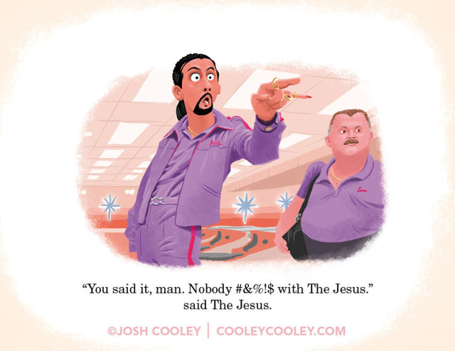 R-Rated Film Scenes Drawn in Pixar Animation Style
