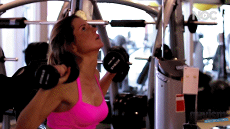 GIFs of Gorgeous Girls Getting into Shape