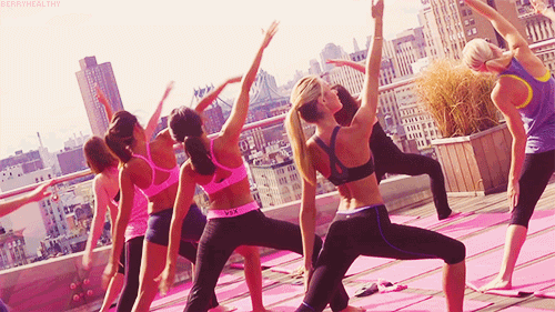 GIFs of Gorgeous Girls Getting into Shape