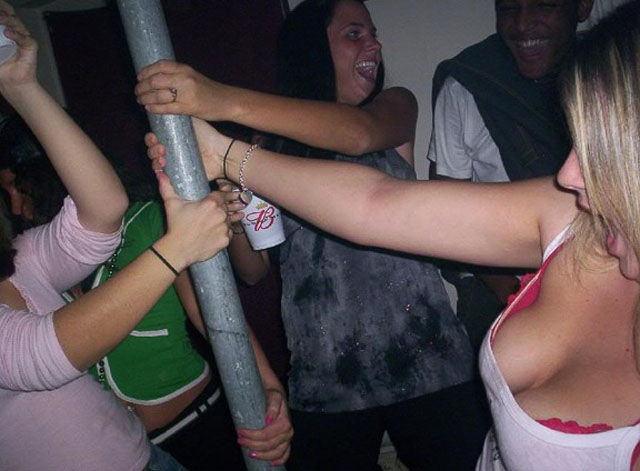 When Girls Get Drunk They All Wanna Pole Dancing