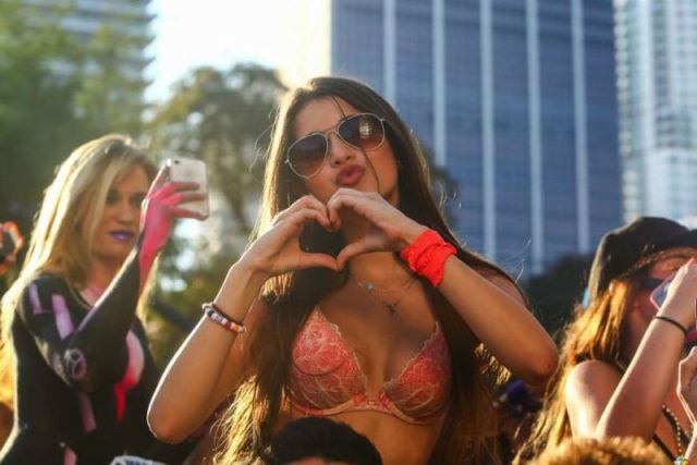 Many Beautiful Babes from the Ultra Music Festival