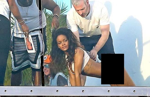 Rihanna’s Raunchy Ass-Bearing Photoshoot