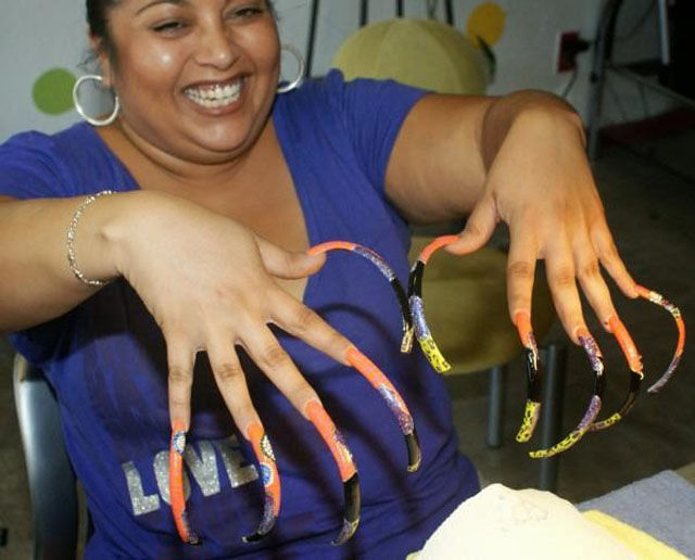 These Extra-Long Nails Are Almost Too Much to Handle