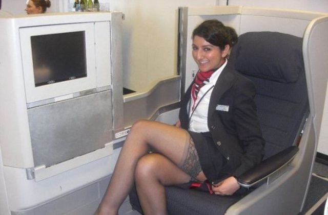 Flight Attendants Show Their Sultry and Sexy Sides
