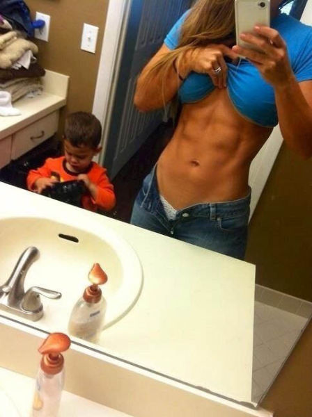 Mom Selfies from Some of the Worst Moms Ever