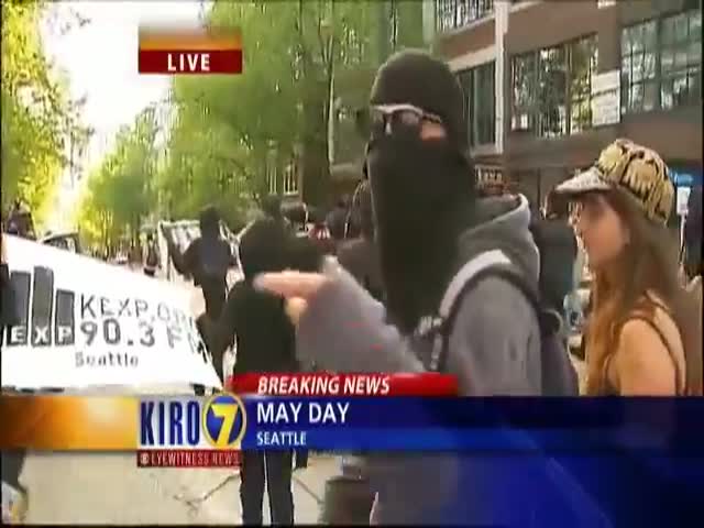 Wannabe Anarchists Don't Know Why They're Protesting  (VIDEO)