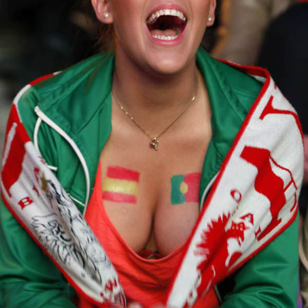 Ladies Flash Their Boobs for World Cup Fever
