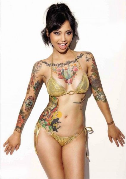 Pretty and Playful Girls with Hardcore Tattoos