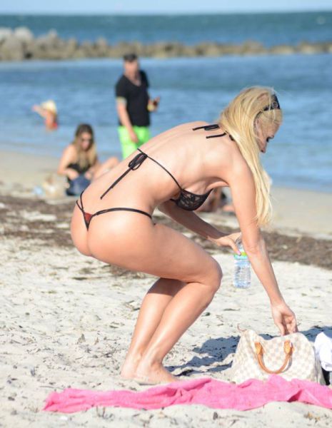 Brazilian Model Leaves Little to the Imagination in String Bikini