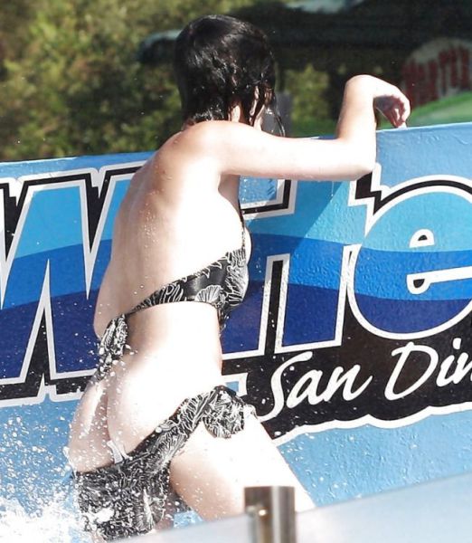 Katy Perry Loses Her Undies in a Water Park
