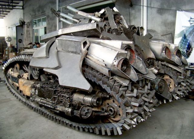 An Incredible Homebuilt Transformers Megatron Tank