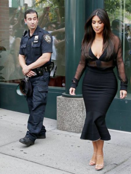 Kim Kardashian Has Some Eye-popping Cleavage Action