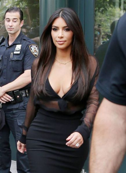 Kim Kardashian Has Some Eye-popping Cleavage Action