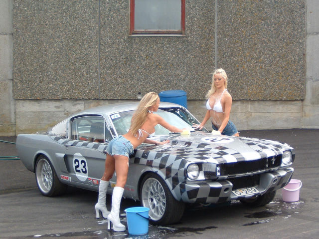 Girls Who Make Washing a Car Look Sexy