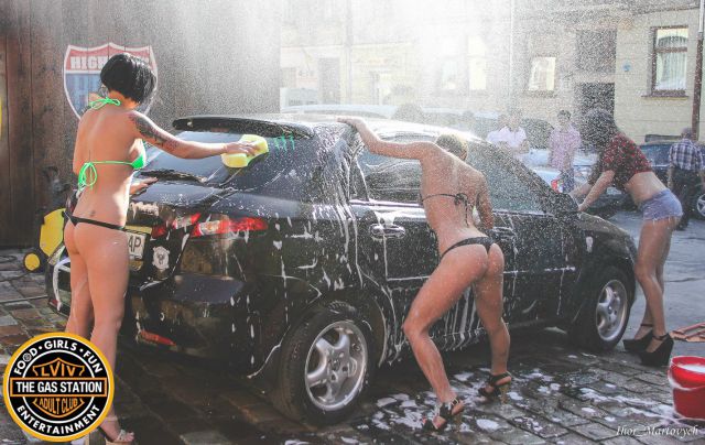 The Fun and Flirtation at a Charity Bikini Car Wash in Ukraine
