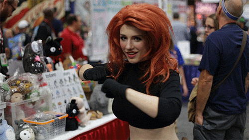 Sexy Cosplay Ladies Strut Their Stuff in GIFs