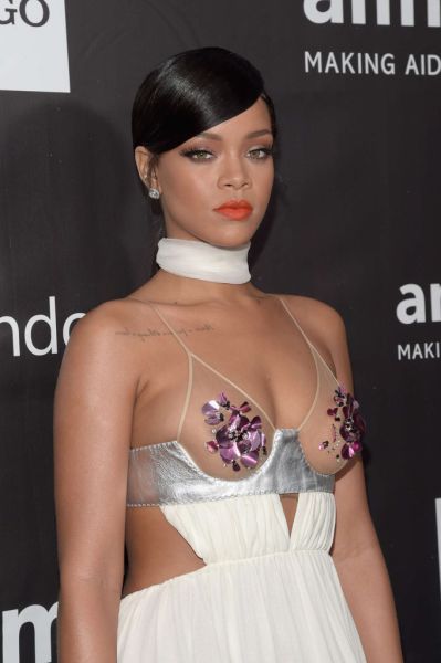 Rihanna and Miley Cyrus Show Off in Their Revealing Fashion Choices