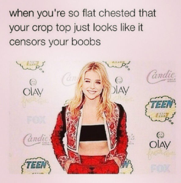 Problems That All Flat Chested Women Have Faced at One Time