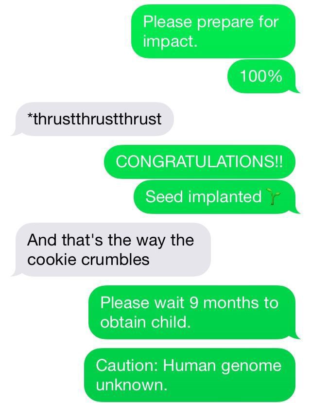 How Babies Are Born: A Texting Story