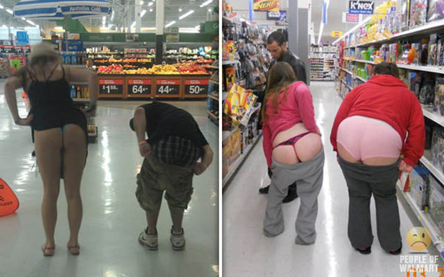 The Buttcracks of Walmart.