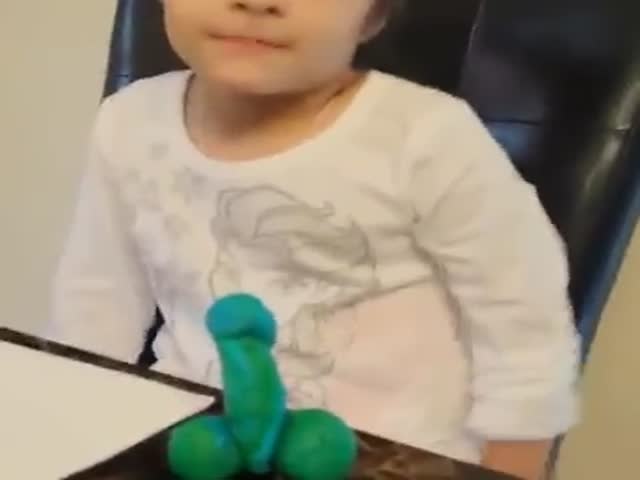 Little Girl Made a Dolphin on Wheels and She Managed to Make It NSFW! 