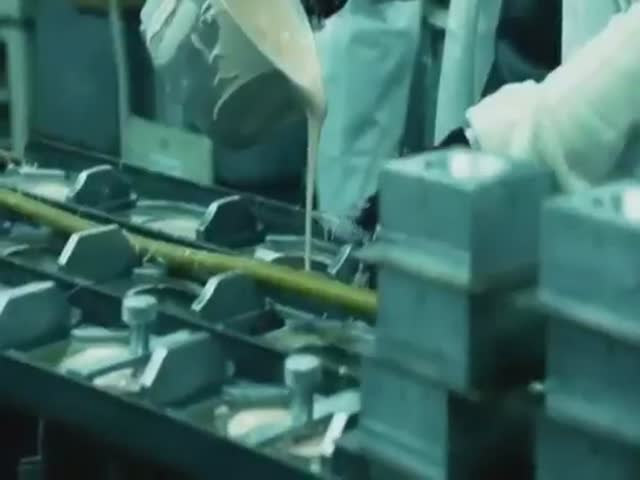 Working in a Dildo Factory  (VIDEO)