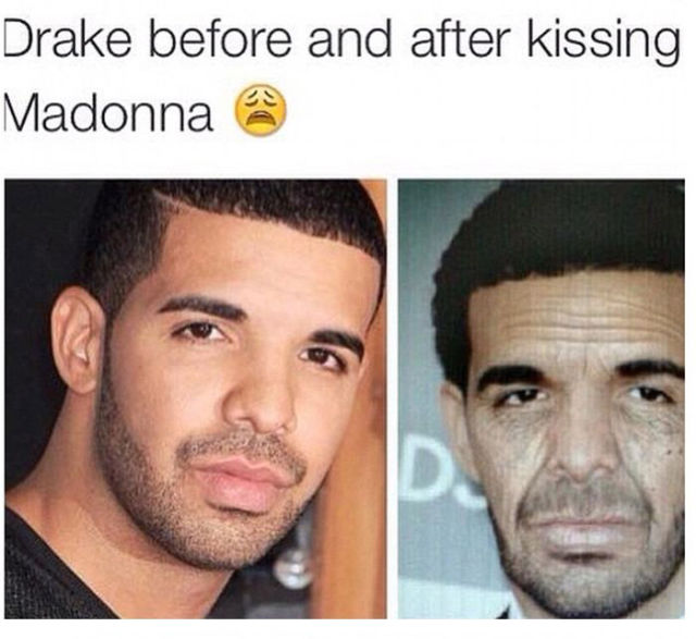 The Dodgiest Onstage Kiss Between Drake and Madonna Is All Anyone Can Talk About