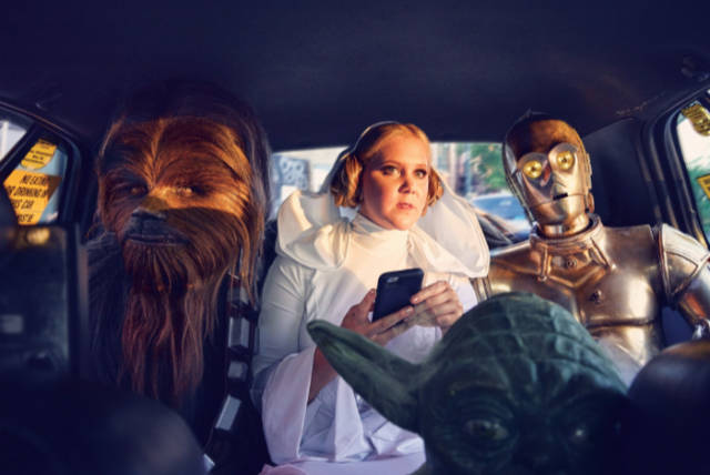 Amy Schumer Puts a Sexual Spin on Star Wars Themed Photo Shoot