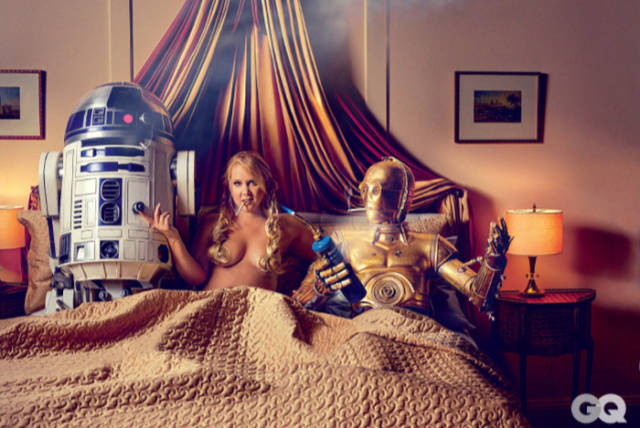 Amy Schumer Puts a Sexual Spin on Star Wars Themed Photo Shoot