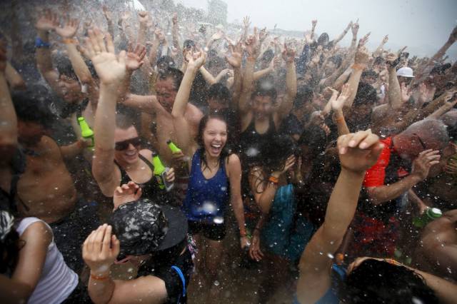 Partiers Get Crazy Messy at the South Korean Mud Festival