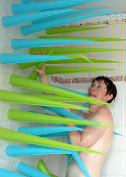 A Shower Curtain That Morphs into a Vicious Eco-Warrior to Save Water