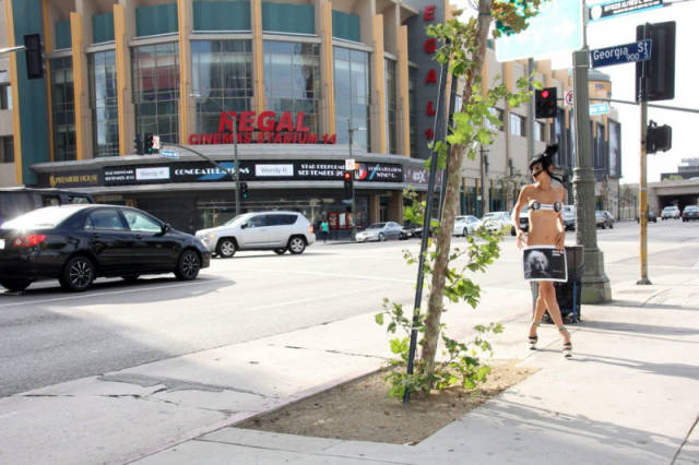 Chinese Actress Shocks in Odd Risqué Outfit on the Streets of LA