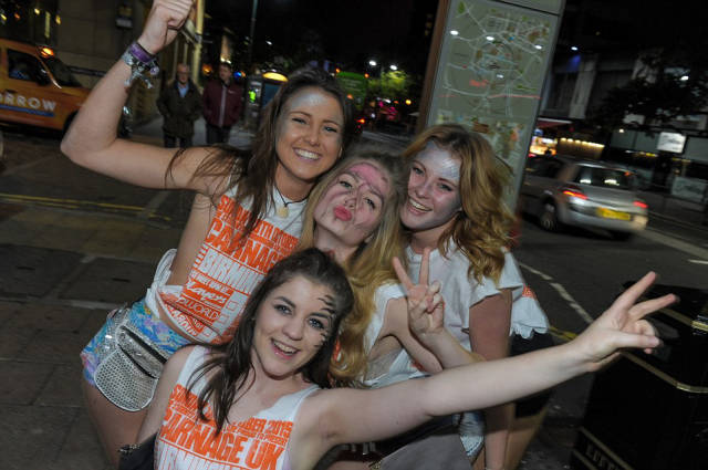 British Students Engage in a Little Drunken Debauchery