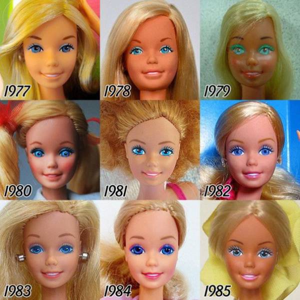 How Barbie Has Changed Since 1959 to Today