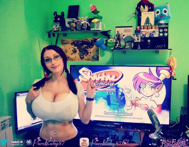 This Geeky Gamer Has One Giant Pair of Boobs